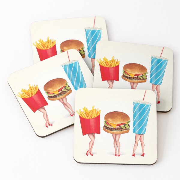 Item preview, Combo Meal Pin-Ups designed and sold by Kelly  Gilleran.