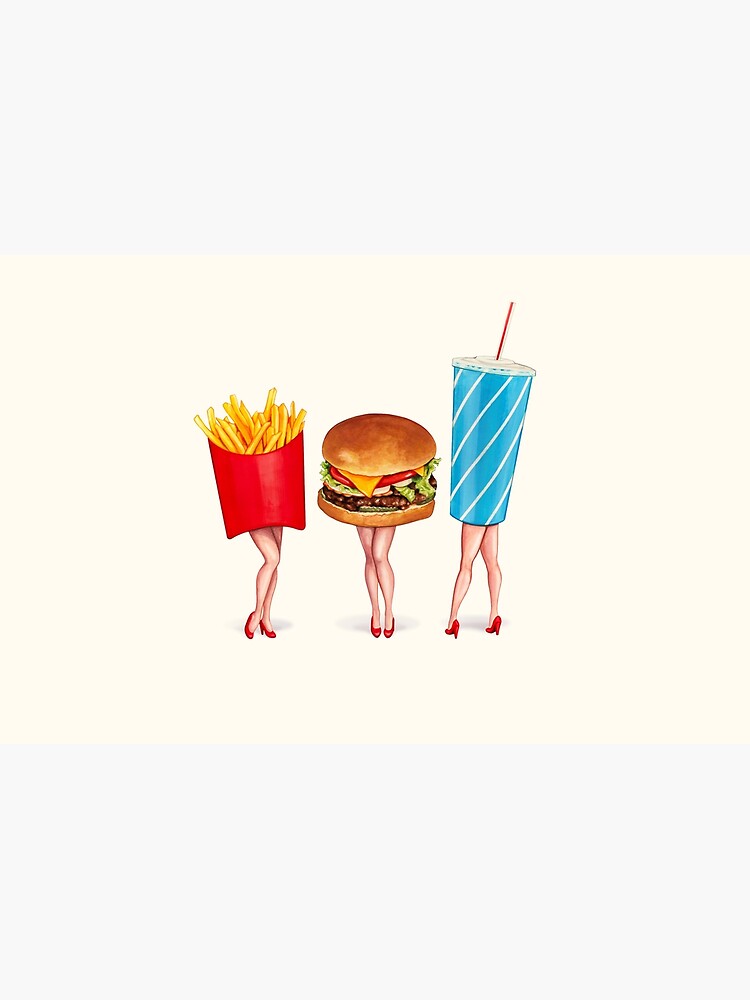 Combo Meal Pin-Ups by KellyGilleran