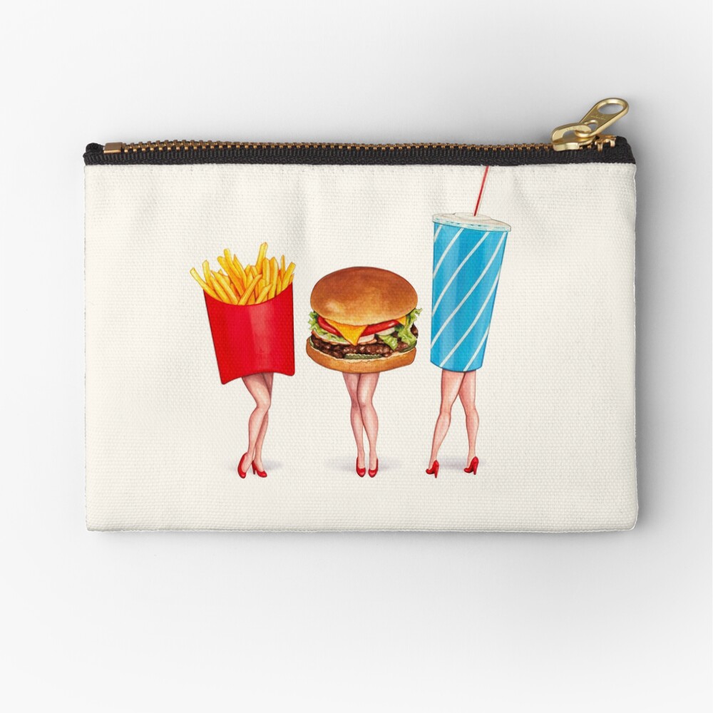 Combo Meal Pin-Ups Zipper Pouch