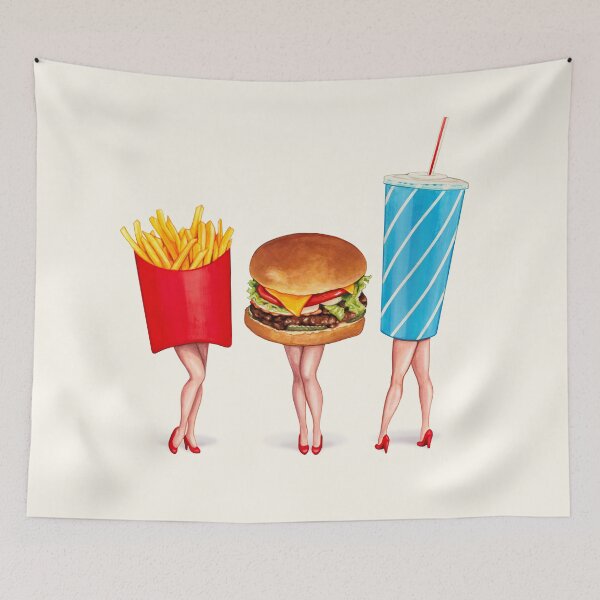 Item preview, Combo Meal Pin-Ups designed and sold by Kelly  Gilleran.