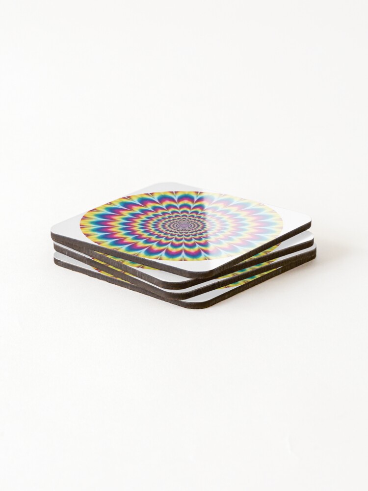 Alternate view of Psychedelic Art Coasters (Set of 4)
