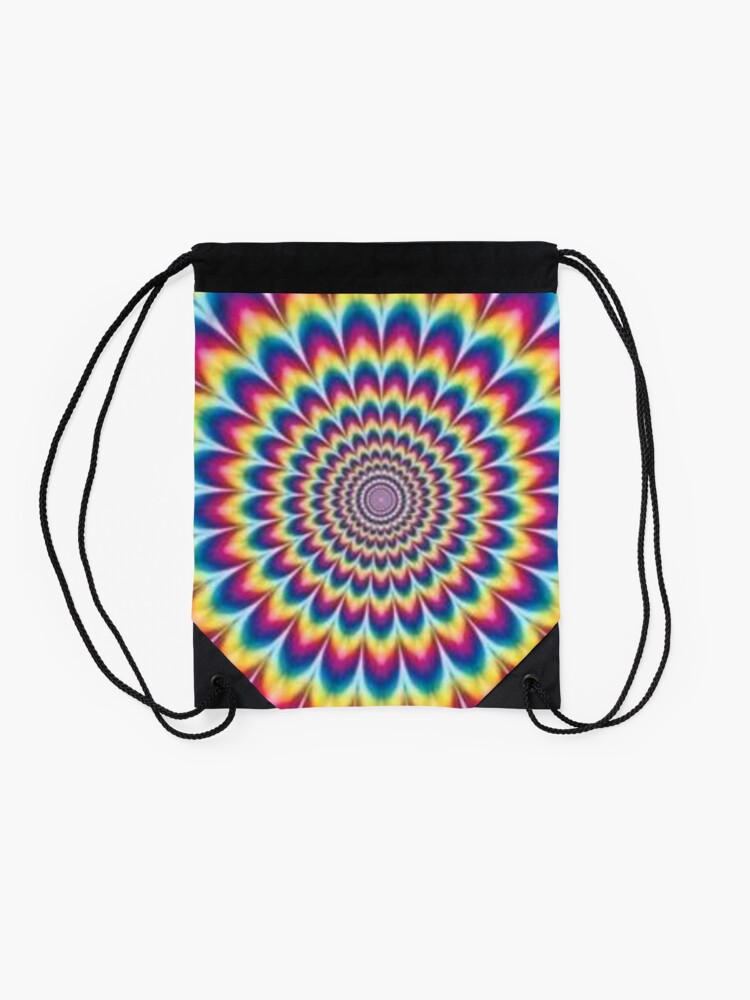 Alternate view of Psychedelic Art Drawstring Bag