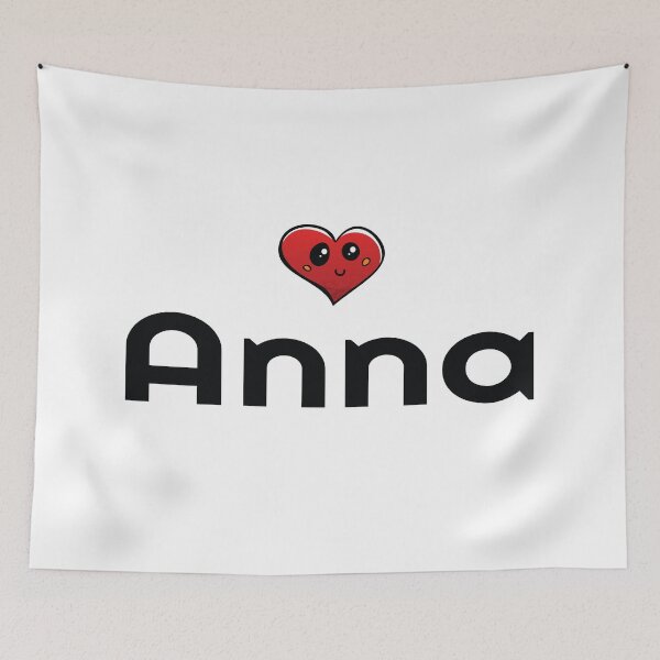 Item preview, Anna Cute Heart My Name Is Anna  designed and sold by ProjectX23.