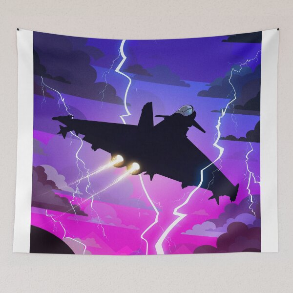 Item preview, Fighter Jet in a Lighting Storm designed and sold by William J Harris.