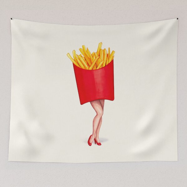 Aperçu de l'œuvre Fries Pin-Up créée et vendue par Kelly  Gilleran.