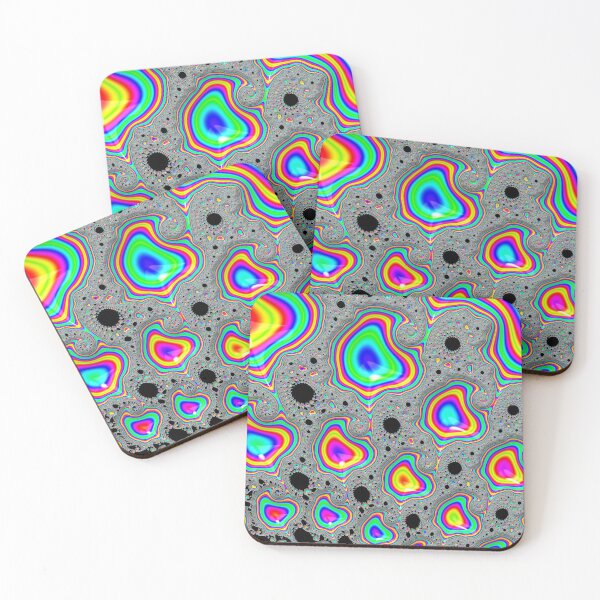 Item preview, Rainbow Fractal Drops designed and sold by Elisabeth Lucas.