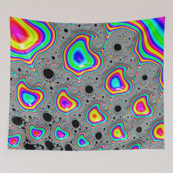 Item preview, Rainbow Fractal Drops designed and sold by Elisabeth Lucas.