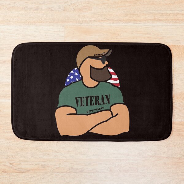 Item preview, The Bearded Veteran Warrior Deplorable designed and sold by Warrior Veteran Clothing.