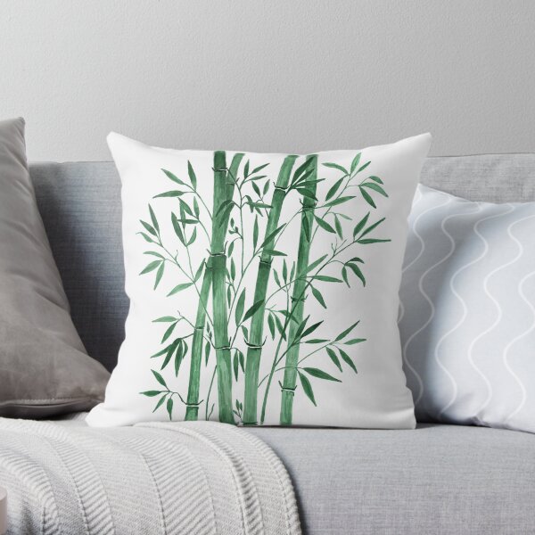 Bamboo 1 Throw Pillow