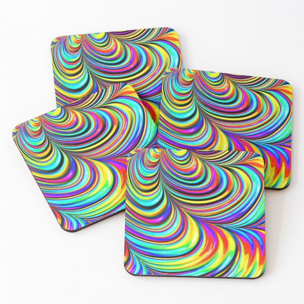 Item preview, Rainbow Fractal Tornadoes designed and sold by Elisabeth Lucas.