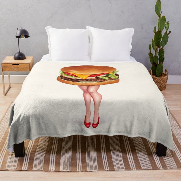 Item preview, Cheeseburger Pin-Up designed and sold by Kelly Gilleran.