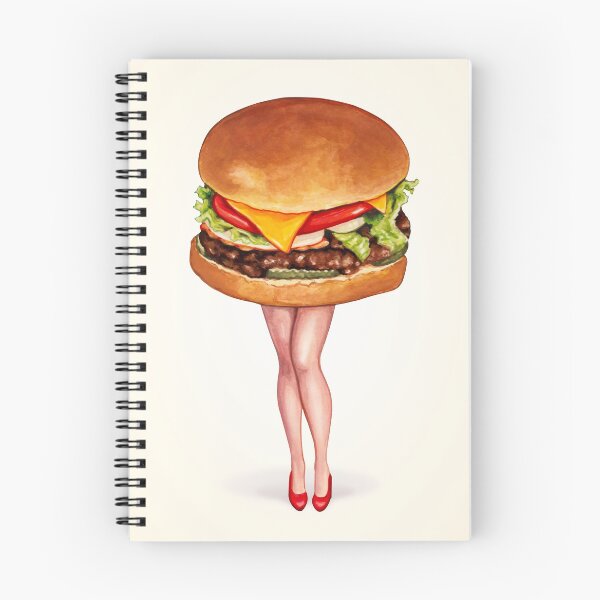 Artikelvorschau, Cheeseburger Pin-Up entworfen und verkauft von Kelly  Gilleran.