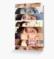 British YouTubers Greeting Card