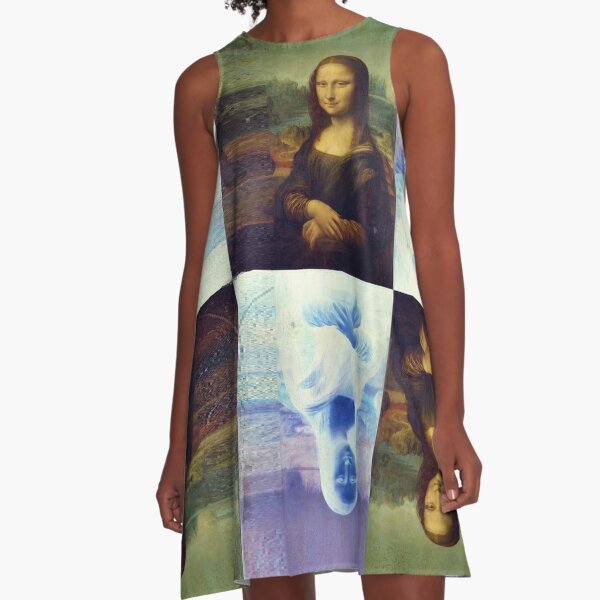 Mona Lisa and the Multiplicity of Worlds A-Line Dress