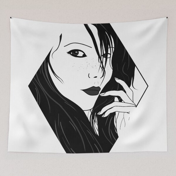 Item preview, Diamond framed woman designed and sold by Designosaur.