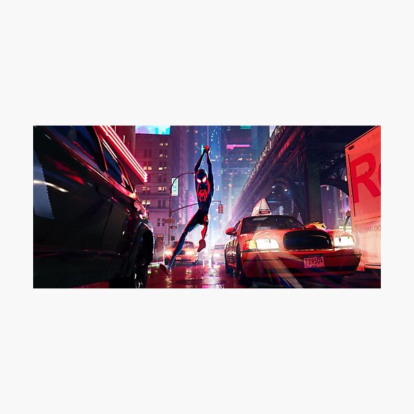 Miles Morales Swinging Photographic Print