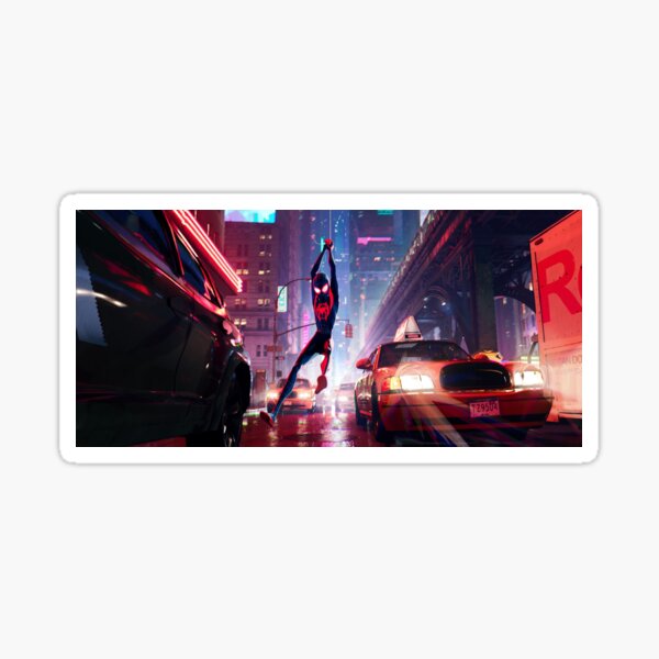 Miles Morales Swinging Sticker