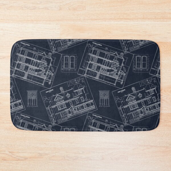 Item preview, All-Over Blueprints designed and sold by LochNestFarm.