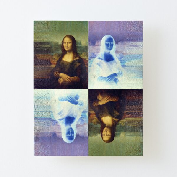 Mona Lisa and the Multiplicity of Worlds Canvas Mounted Print