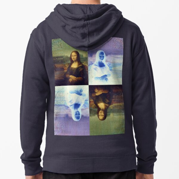 Mona Lisa and the Multiplicity of Worlds Zipped Hoodie