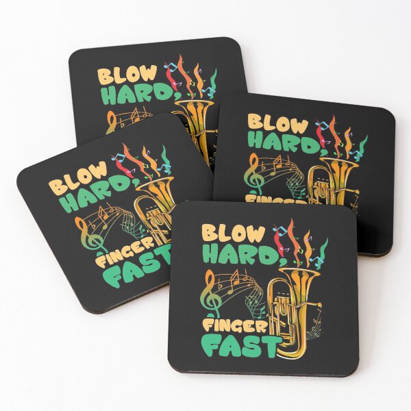Item preview, Blow Hard Finger Fast Funny Saxophone Musician Pun designed and sold by perfectpresents.