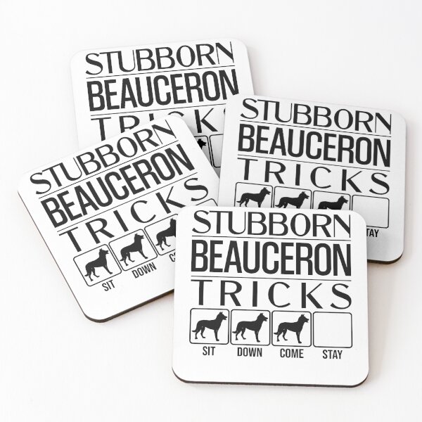 Item preview, Funny Beauceron Design: Stubborn Beauceron Tricks / Stubborn Dog Tricks, funny gift idea designed and sold by HEJAshirts.