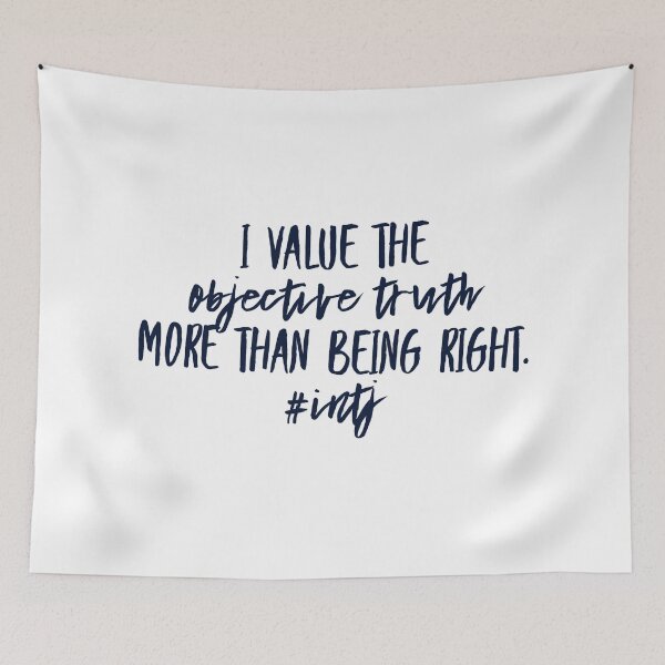 Item preview, INTJ Objective Truth designed and sold by ojdart.