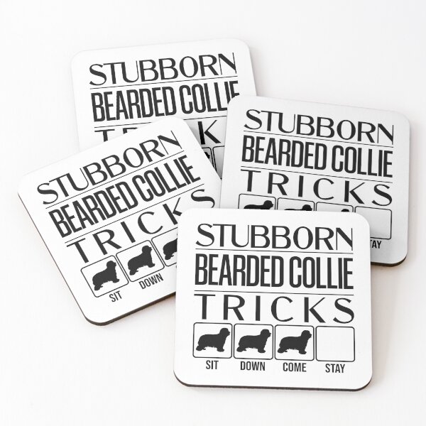 Item preview, Funny Bearded Collie Design: Stubborn Bearded Collie Tricks / Stubborn Dog Tricks, funny gift idea designed and sold by HEJAshirts.