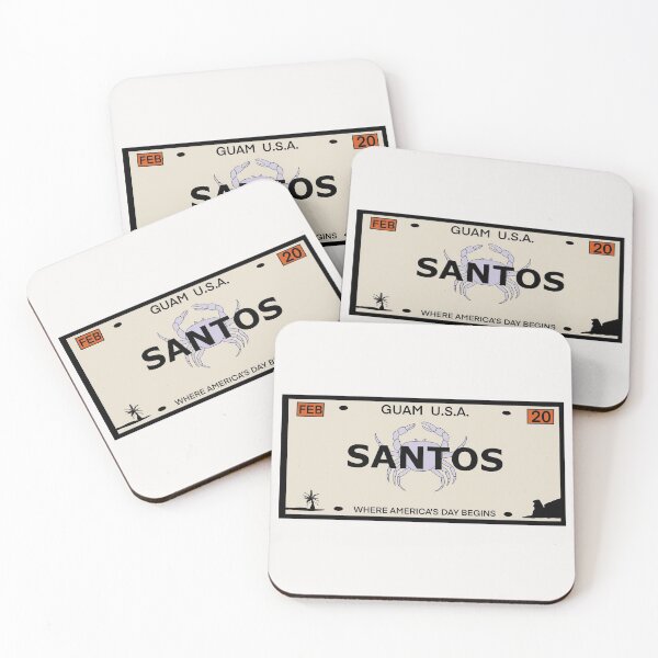Item preview, Guam Vanity Plate "SANTOS" designed and sold by joeymesa70.