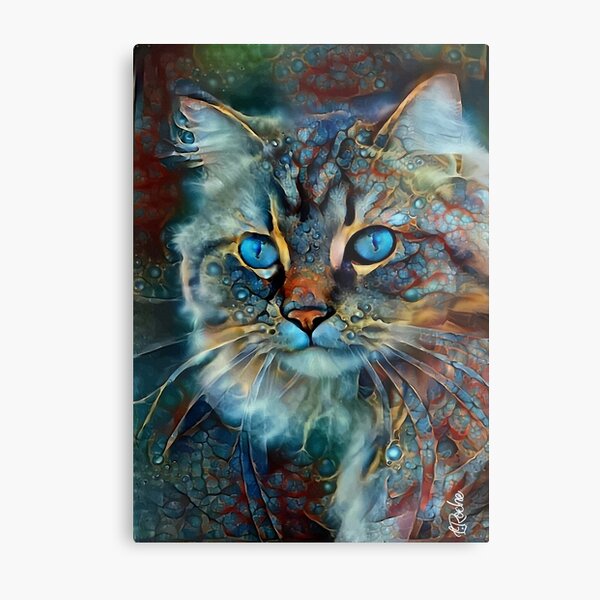 Item preview, Tabata Velvet- Cat, chat, cat, kitten, cat face, tete chat, domestic animal, lea roche designed and sold by L. ROCHE.