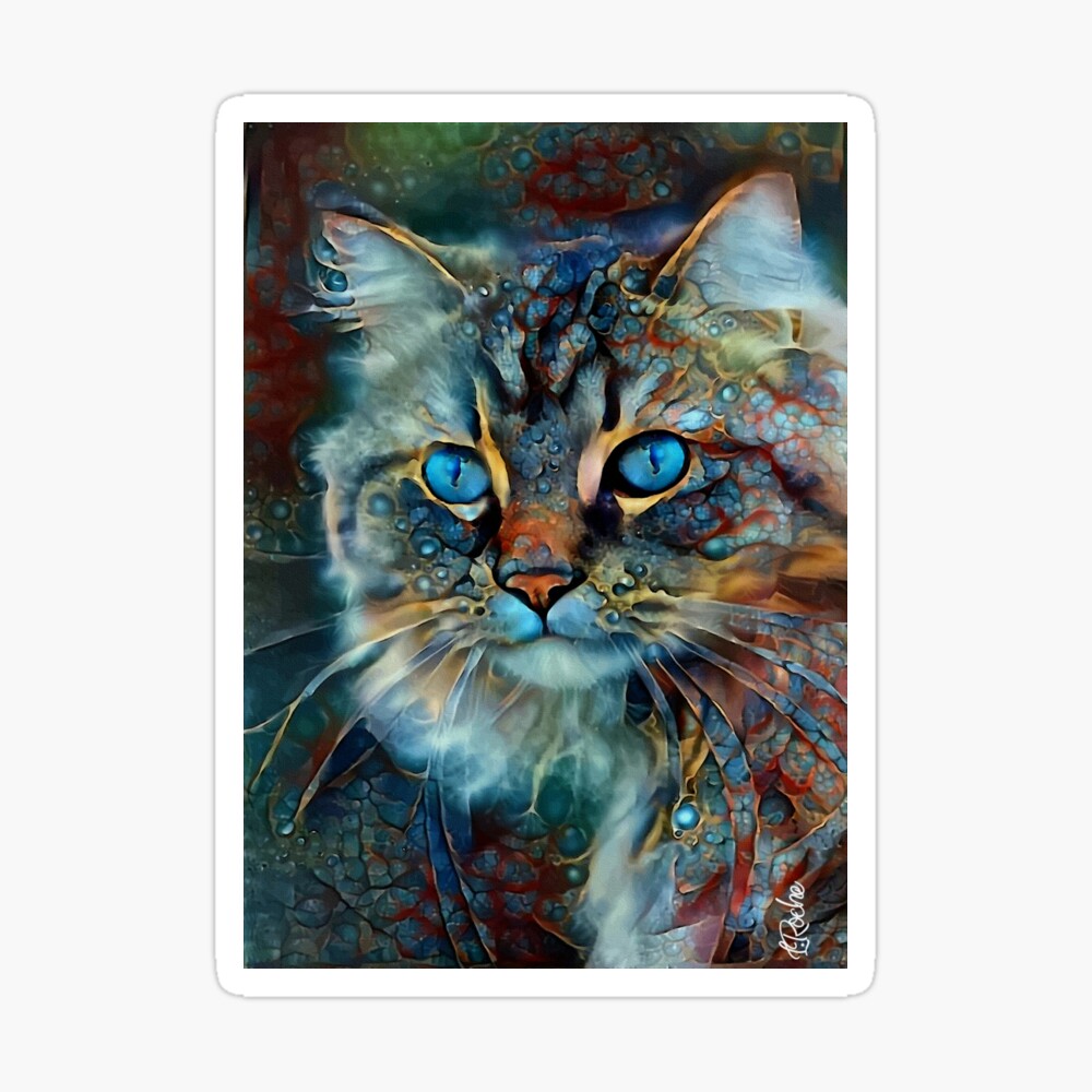 Tabata Velvet Cat Chat Cat Kitten Cat Face Tete Chat Domestic Animal Lea Roche Poster By Salomitata Redbubble