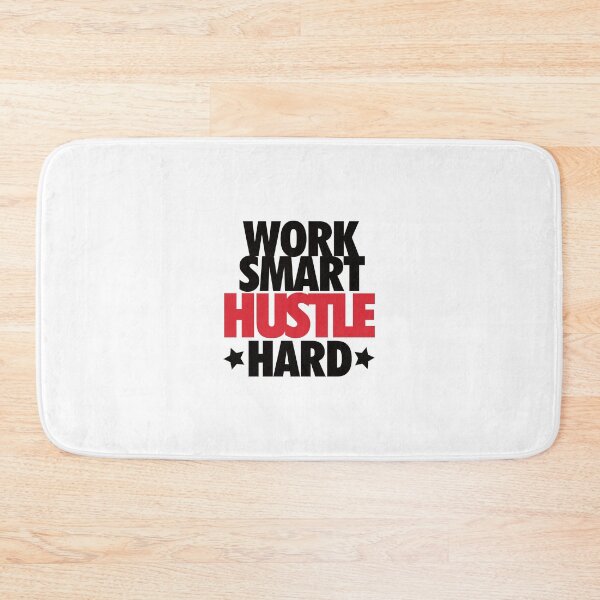 Item preview, Work Smart Hustle Hard-Red designed and sold by Tee4Daily.