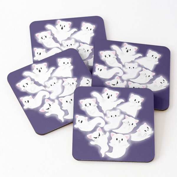 Item preview, Ghost Kitties, Purranormal Activity  designed and sold by ikigaicreations.