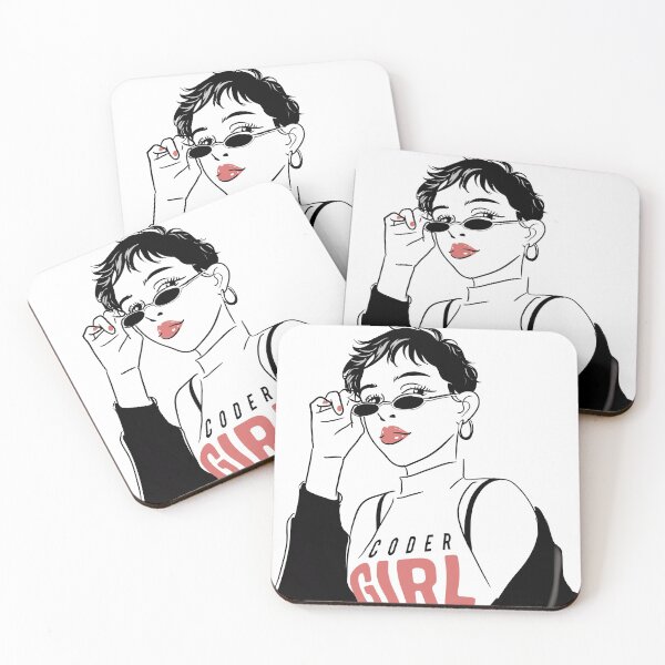 Artikelvorschau, IT Shirt Coder Girl entworfen und verkauft von avogel.