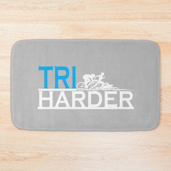 Item preview, Triathlon - TRI Harder - Swim, Bike, Run Triathele designed and sold by overstyle.