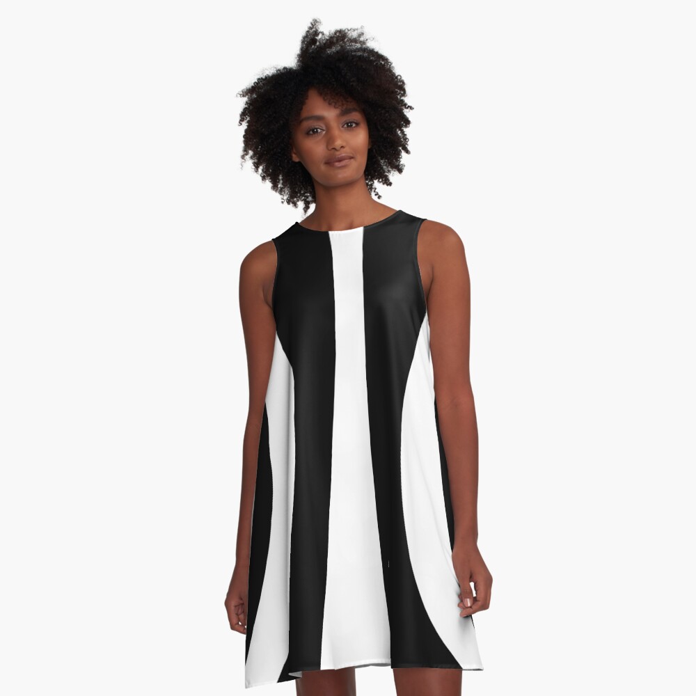 black and white 60s dress