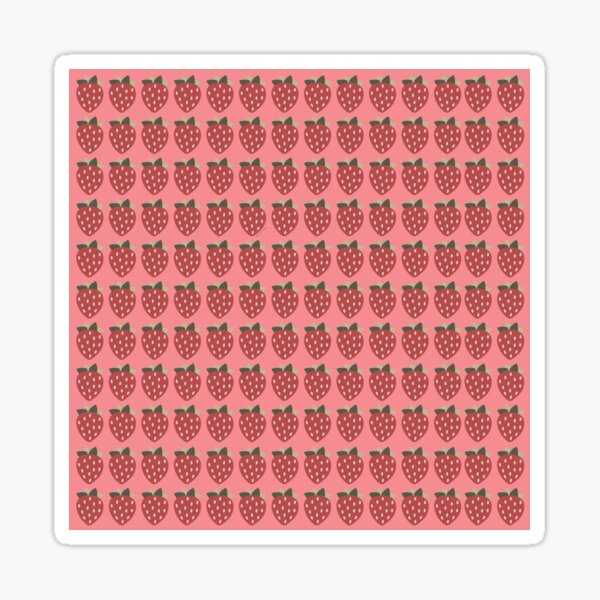 Strawberry Dreams Stickers Redbubble - pink gashes roblox