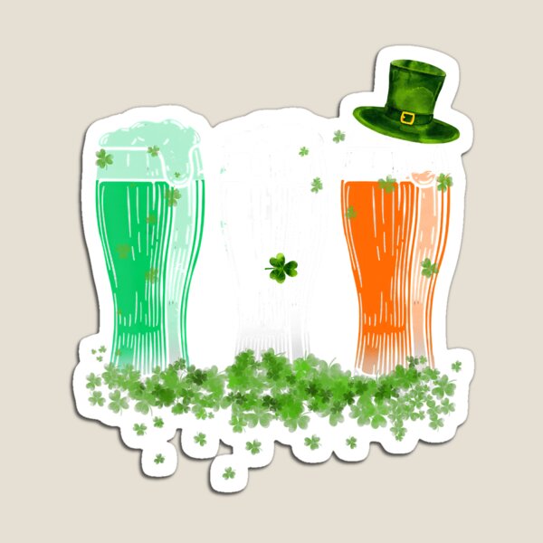 Item preview, Irish Beer Flag Patrick's Day Shamrock Drink Team designed and sold by KiteOfWind.