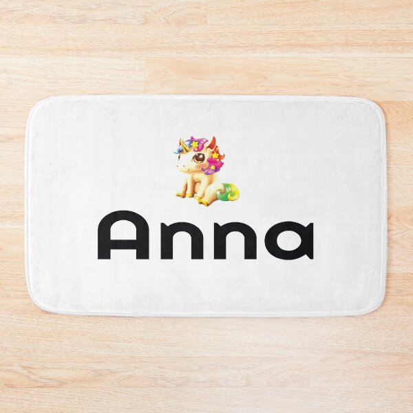Item preview, Anna Cute Unicorn My Name Is Anna  designed and sold by ProjectX23.