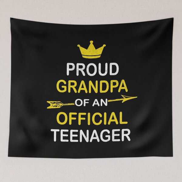 Item preview, Proud Grandpa of an Official Teenager, 13th B-Day Party product designed and sold by Grabitees.