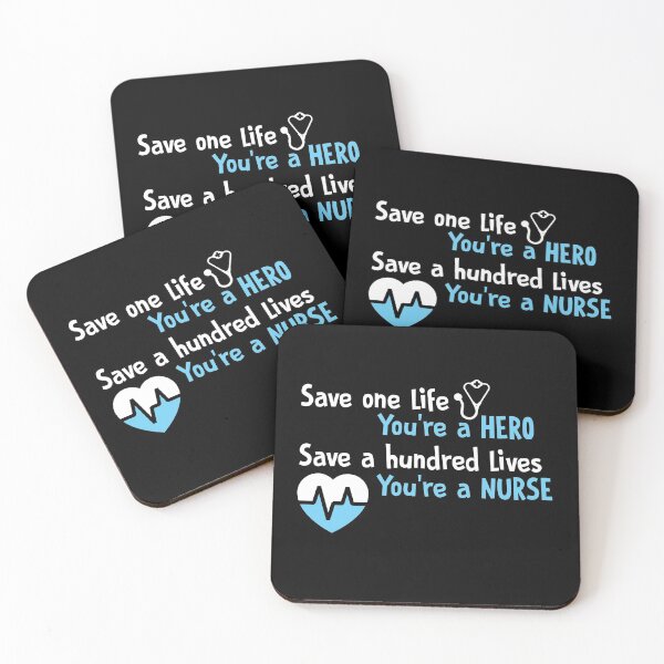 Item preview, Save One Life You Are A Hero Save A Hundred Lives You Are A Nurse designed and sold by overstyle.