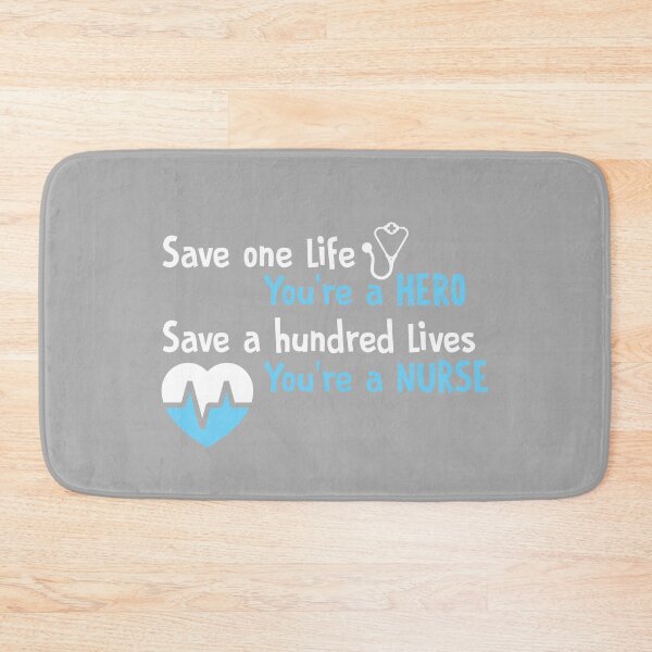 Item preview, Save One Life You Are A Hero Save A Hundred Lives You Are A Nurse designed and sold by overstyle.