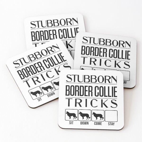 Item preview, Funny Border Collie Design: Stubborn Border Collie Tricks / Stubborn Dog Tricks, funny gift idea designed and sold by HEJAshirts.