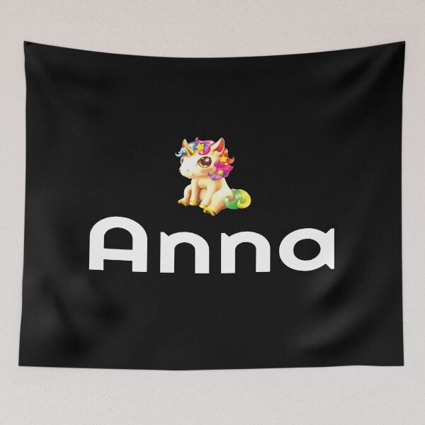 Item preview, Anna Cute Unicorn My Name Is Anna  designed and sold by ProjectX23.