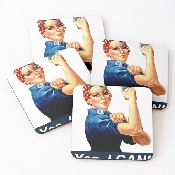 Item preview, Funny Satire Rosie the Riveter Canning Yes I CAN designed and sold by Lorentrute.