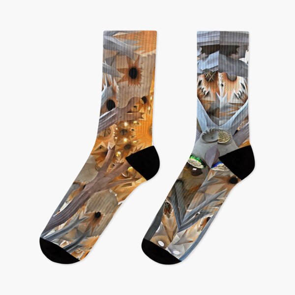 Item preview, Looking upwards in the Sagrada Familia designed and sold by Hercules Milas.