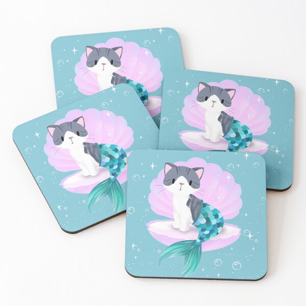 Item preview, Purrmaid, Cat Mermaid, Mercat designed and sold by ikigaicreations.