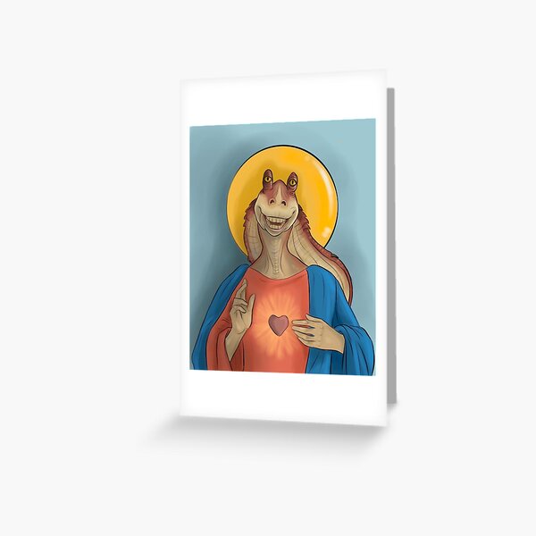 jar jar binks Greeting Card