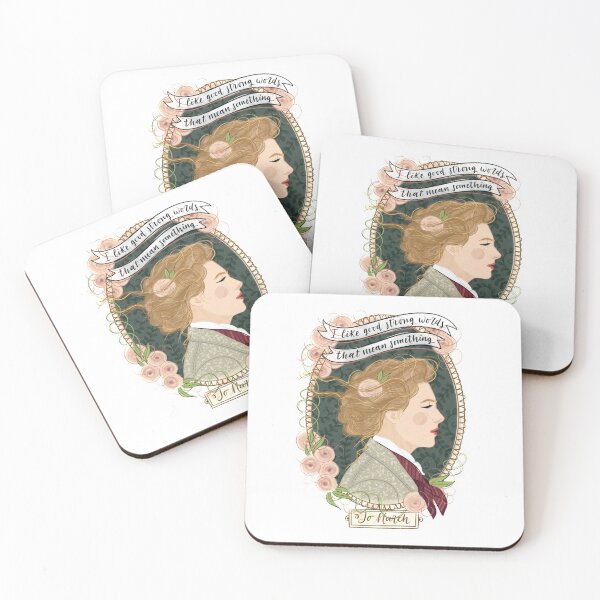 Item preview, Little Women potraits: Jo March botanical illustration designed and sold by uellaaa.