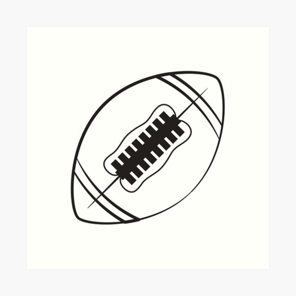 Rugby Ball Art Prints | Redbubble